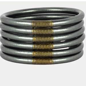 Budhagirl Graphite Bangle Set